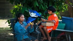 Local children in the rural area, Thailand